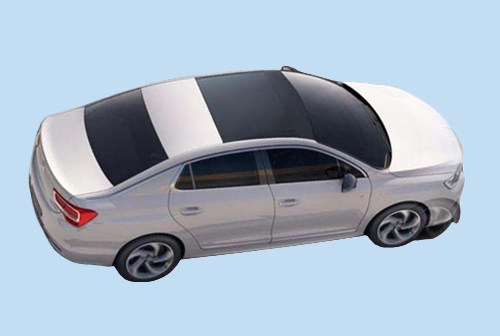 Right blind spot auxiliary bra